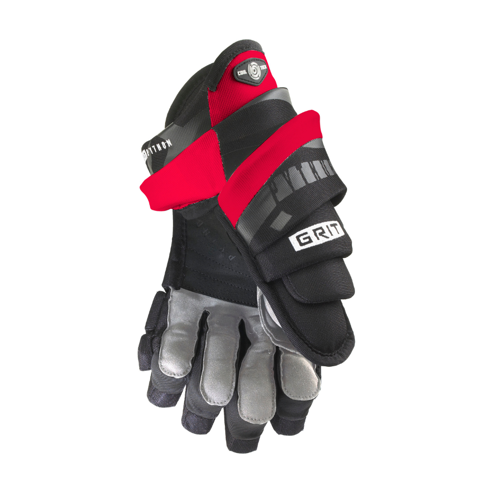 Grit Python G900 - Women's Hockey Glove (Black/Red)